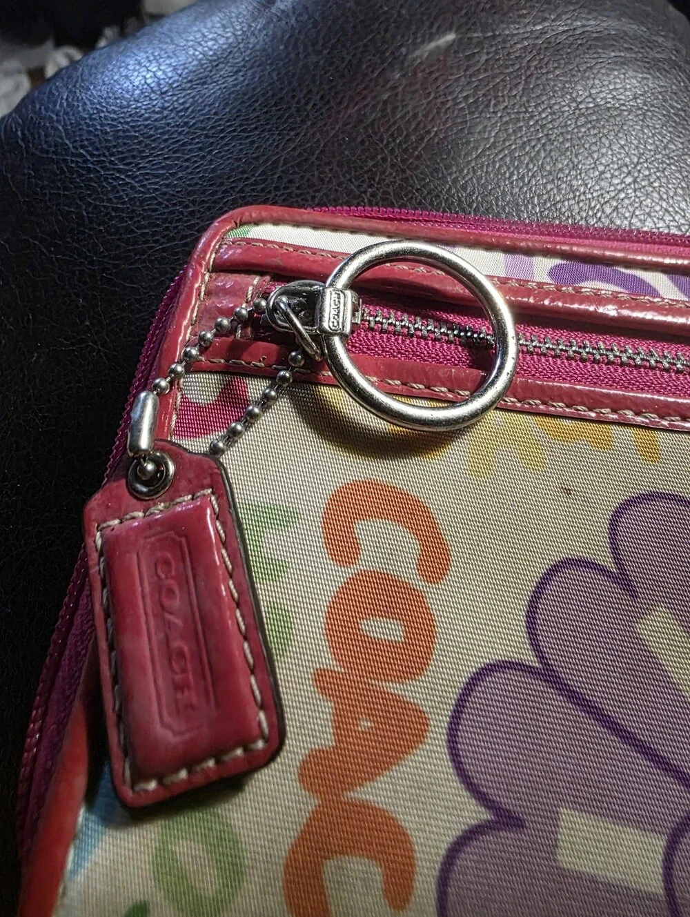 Vintage Coach Floral Wallet